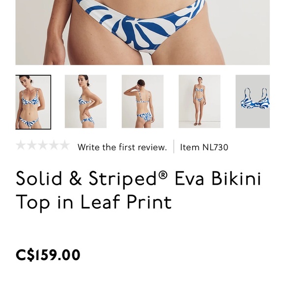 Nwt Solid & Striped Bikini - Picture 8 of 10